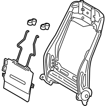 Toyota 71104-07030 Seat Back Frame