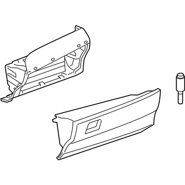 Toyota 55303-06171-B0 Glove Box Assembly