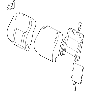 Toyota 71430-42270-B2 Seat Back Assembly