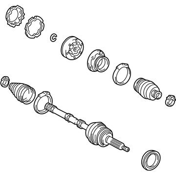 1993 Toyota Supra Axle Shaft - 42330-24020