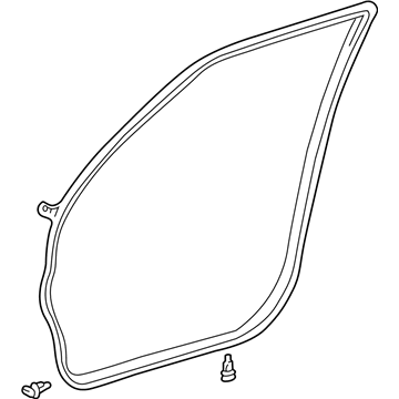 1999 Toyota Corolla Door Seal - 67861-02070