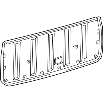 Toyota 64781-35020-E0 Gate Trim Panel