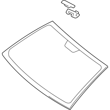 Toyota 56101-52924 Glass Sub-Assembly, WINDSHIEL