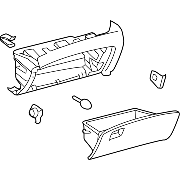 2013 Toyota Venza Glove Box - 55303-0T021-A0