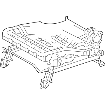 Toyota 72020-AE020 Adjuster Assy, Front Seat, LH