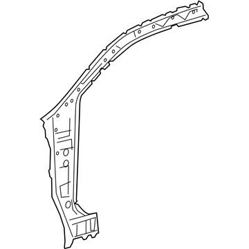 Toyota 61024-74903 Pillar Sub-Assembly, Front Body