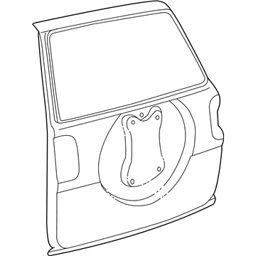 Toyota 67005-42311 Door Shell