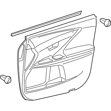 Toyota 67610-0T010-C1 Panel Assembly, Front Door