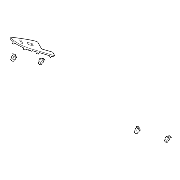 Toyota 74231-0T031-B1 Switch Bezel