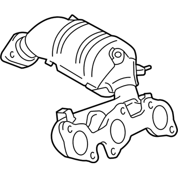 Toyota 17140-20030 Right Exhaust Manifold Sub-Assembly