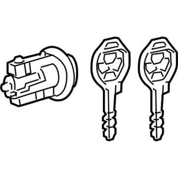 Toyota 69057-12840 Cylinder & Keys