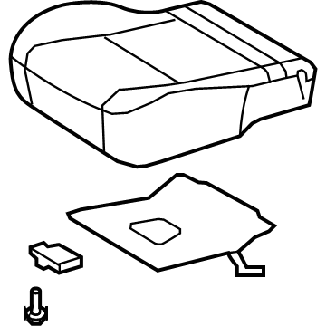 Toyota 71001-0ZY50-B1 Cushion Assembly, Front Seat, RH