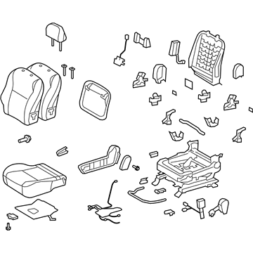 Toyota 71100-02Y50-B6 Seat Assembly
