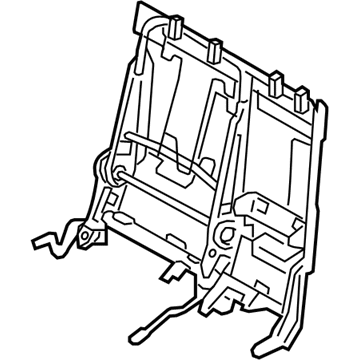 Toyota 71017-47170 Frame Sub-Assembly, Rear Seat