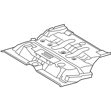 Toyota 58211-60090 Center Floor Pan