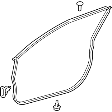 Toyota 67862-06180 Surround Weatherstrip