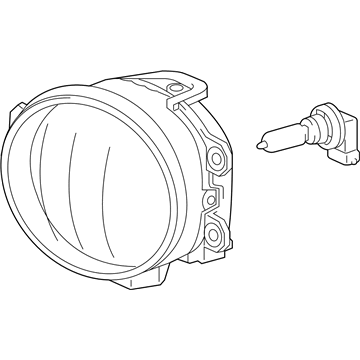 Toyota 81210-60200 Fog Lamp Assembly