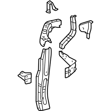 2009 Toyota Highlander Radiator Support - 53202-0E040