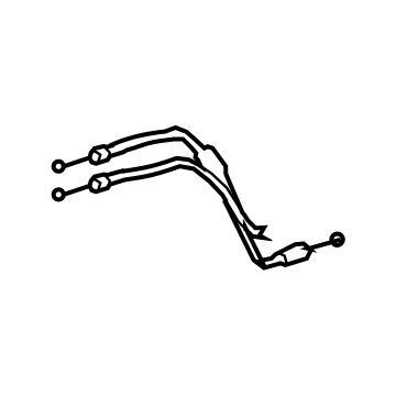 Toyota 69770-0C060 Cable Assembly, Rear Door