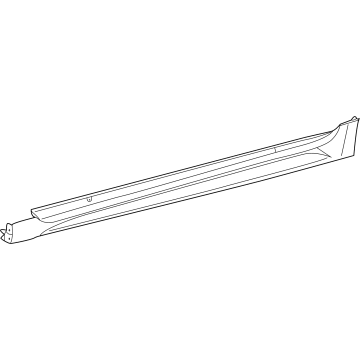 Toyota 75851-12907 Rocker Molding, Passenger Side