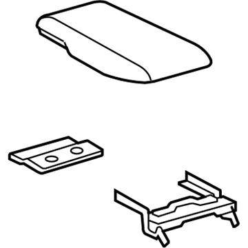 Toyota 58905-06210-E0 Door Sub-Assy, Console Compartment