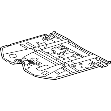 Toyota 58111-48916 Front Floor Pan