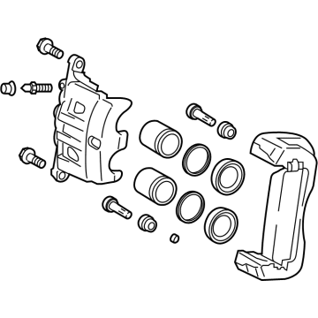 Toyota 47730-0E070 Caliper Assembly