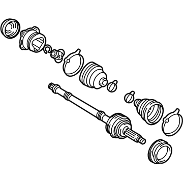 Toyota 42330-42031 Axle Assembly