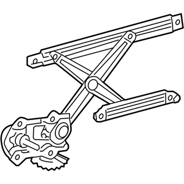 Toyota 69802-21010 Regulator Sub-Assembly