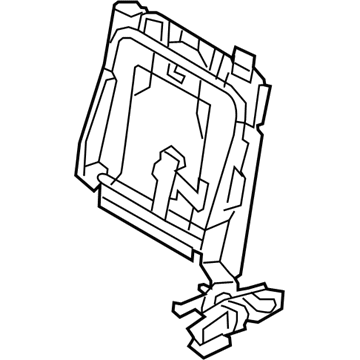 Toyota 79203-48040 Seat Back Frame, Driver Side