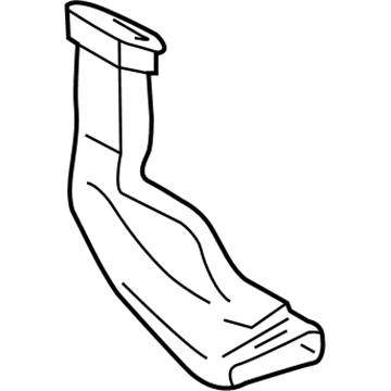 Toyota 87213-0E010 Duct, Air, Rear