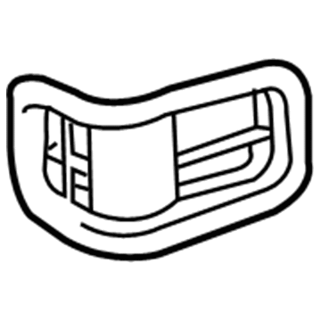 Toyota 87125-48010-B0 Grille, Heater Air Outlet