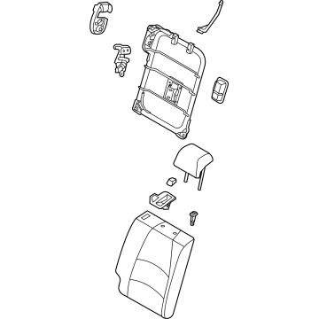 Toyota 71480-WB040 Seat Back Assembly