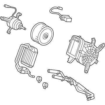 Toyota 87110-48010 Heater Assembly