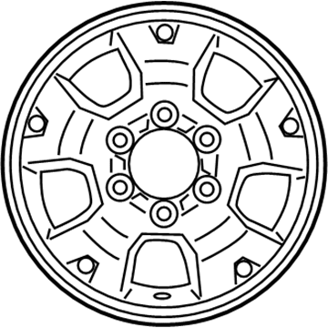 Toyota 42611-AD031 Wheel, Alloy