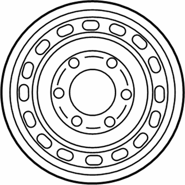 Toyota 42601-AD030 Wheel, Spare