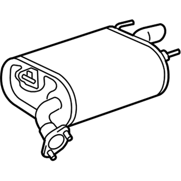 Toyota 17430-0P230 Rear Muffler