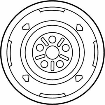 Toyota 42611-02480 Wheel, Spare