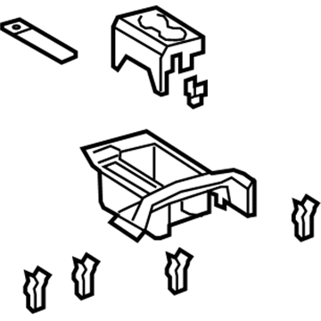 Toyota 58804-0C080-C0 Storage Compart