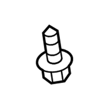 Toyota 90159-A0053 Front Plate Screw