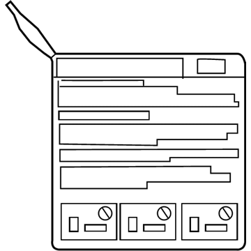 Toyota 41992-0R010 Label