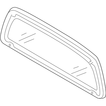 Toyota 64810-04140 Window Assy, Back