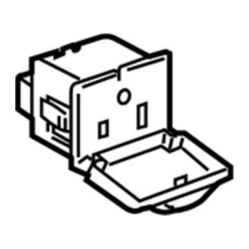 Toyota 85530-12020-B0 Socket Assembly, Power Point