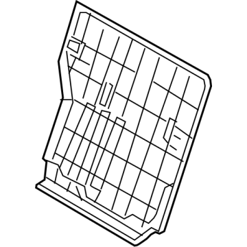 Toyota 71701-47040 BOARD SUB-ASSY, RR S