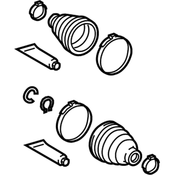 Toyota 04429-0T010 Boot Kit