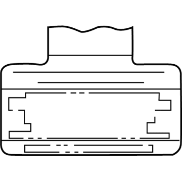 Toyota 74599-0E020 Air Bag Label