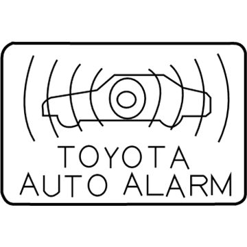 Toyota 74515-06010 Warning Label