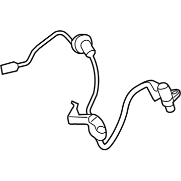 Toyota 89516-08040 Wire, Skid Control Sensor