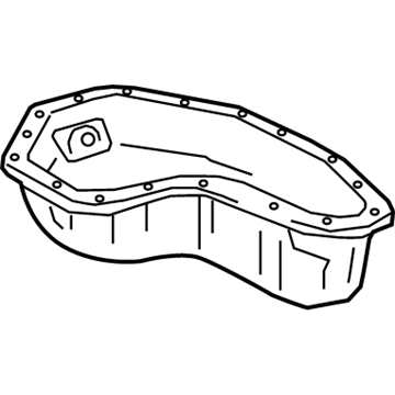 Toyota 12102-0P041 Lower Oil Pan