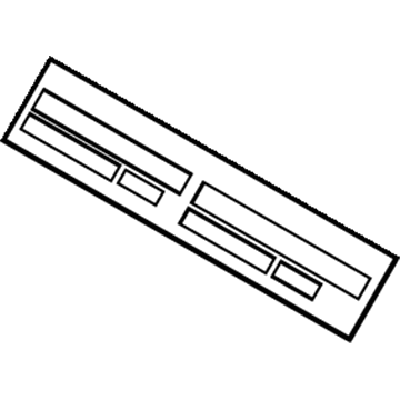 Toyota 88723-07030 A/C Label